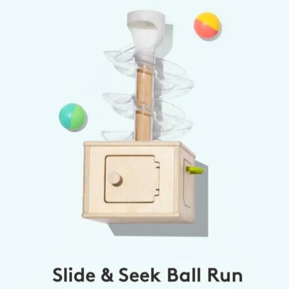 Lovevery Slide & Sleek Ball Run Drop Toy